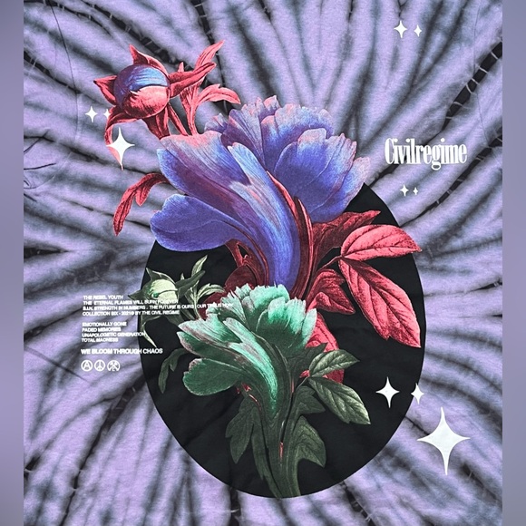 NWT Revolve Civil Regime Mystic Garden Classic Tee - Picture 9 of 12